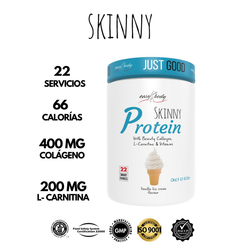 Skinny Protein sabor Vanilla Ice Cream 450 Grs