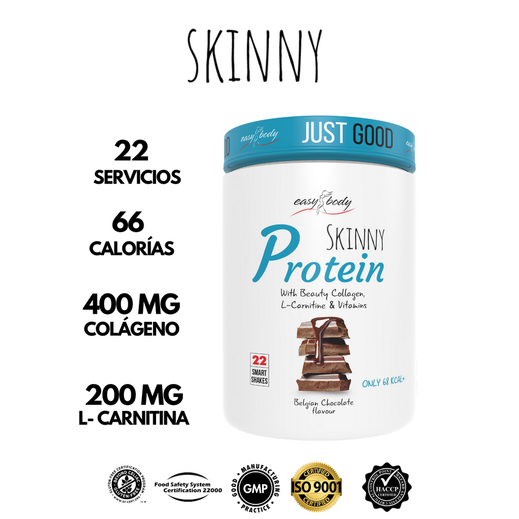 Skinny Protein sabor Chocolate Belga 450 Grs