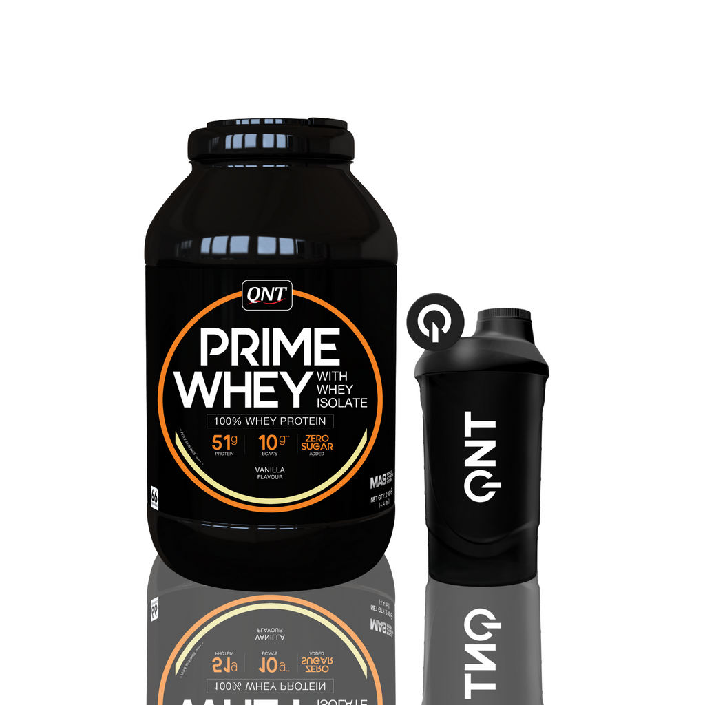Proteína Prime Whey QNT 4.4Lbs + Shaker Gratis