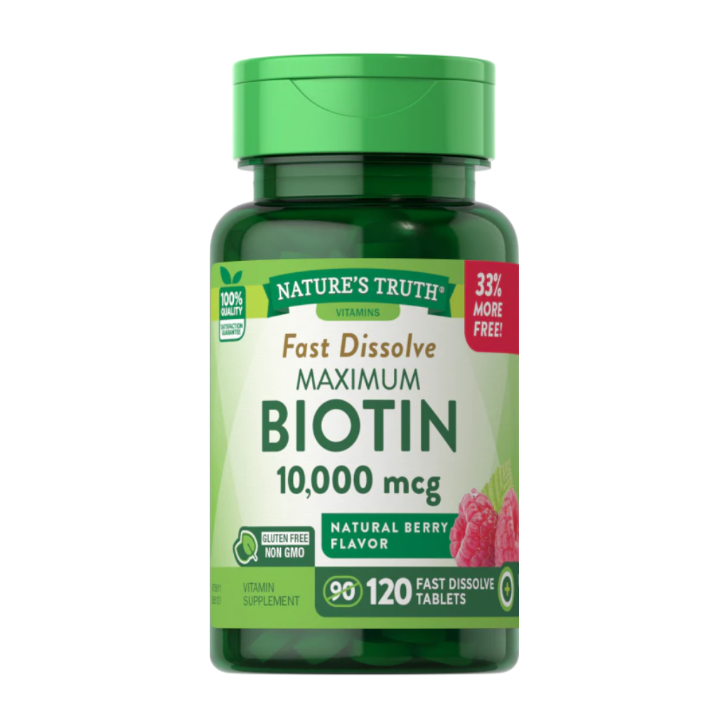 Nature's Truth Biotin 10,000 mcg | 120 Tabletas