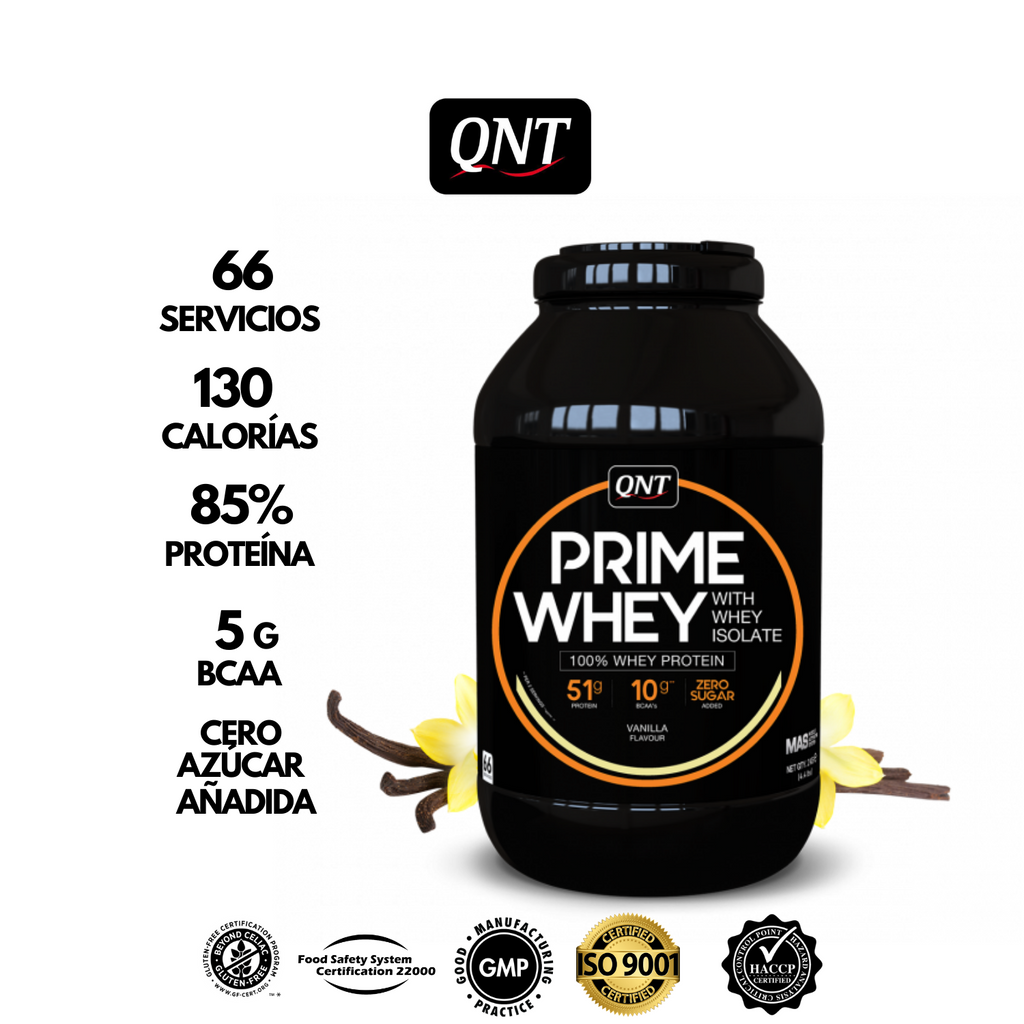 Proteína Prime Whey QNT 4.4Lbs + Creatina Monohydrate Pure 300 Grs