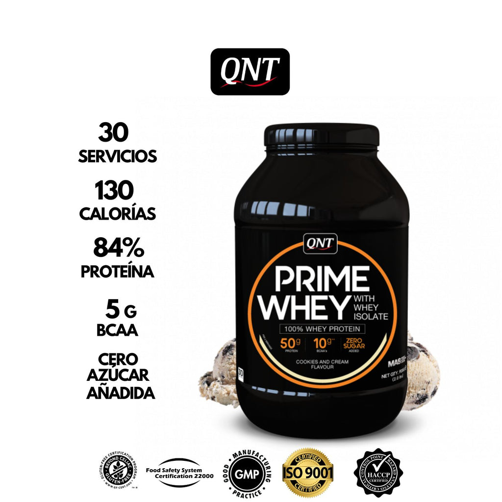 Proteína Prime Whey QNT 2Lbs + Creatina Monohydrate Pure 300 Grs