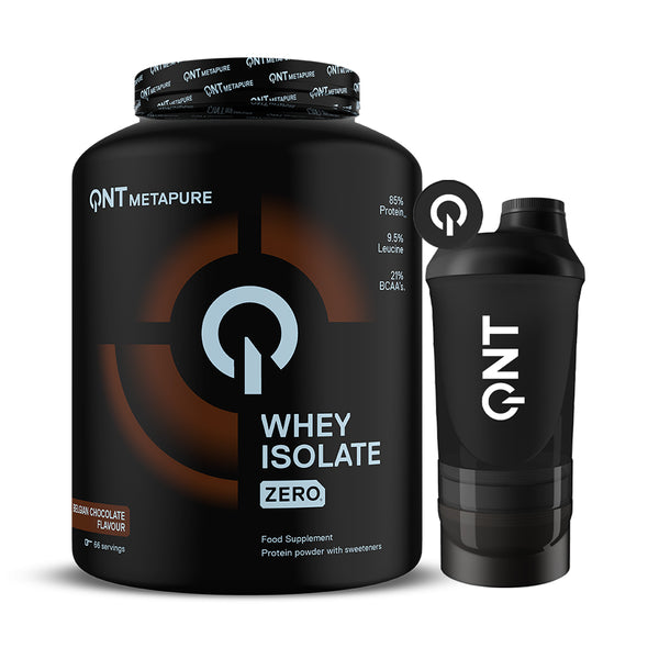 Proteína Whey Isolatada QNT Metapure 4.4 Lb + Shaker Gratis