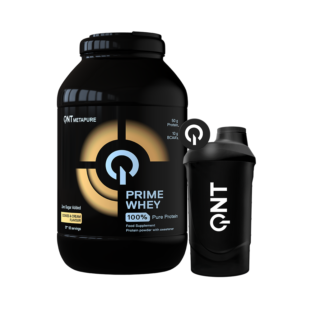 Proteína Prime Whey QNT 4.4Lbs + Shaker Gratis