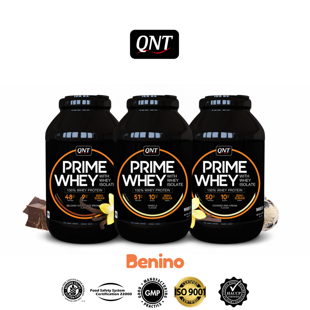 Proteína Prime Whey QNT 4.4Lbs + Shaker Gratis