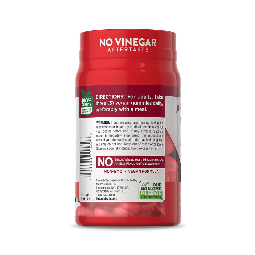 Nature's Truth Vinagre de Manzana 600 mg | 75 Gummies