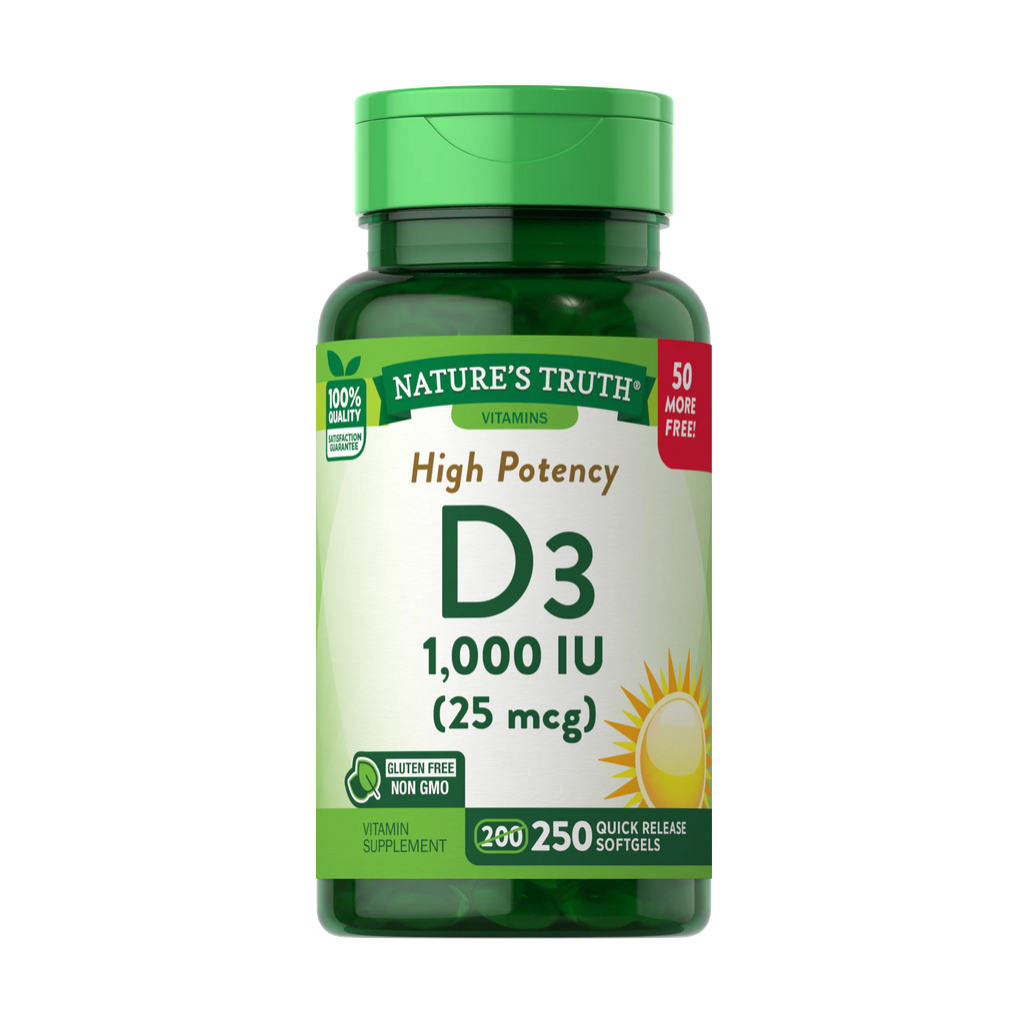 Vitamina D3 1000 IU (25 mcg)
